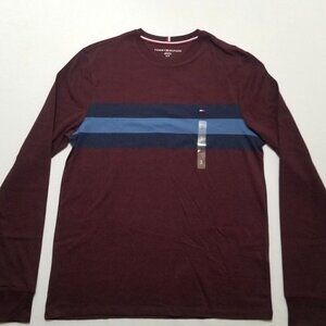 Tommy Hilfiger Men's Long Sleeve Crewneck T-Shirt Big Size XXL‎